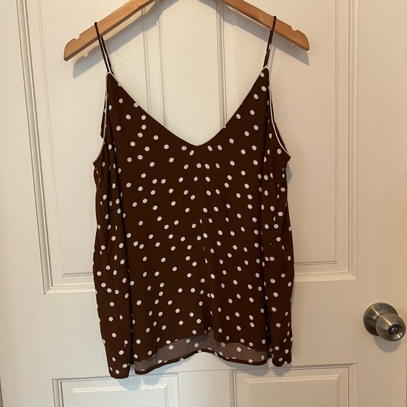 COPY - ZARA Polka Dot Camisole Tank Top Medium - Picture 5 of 8